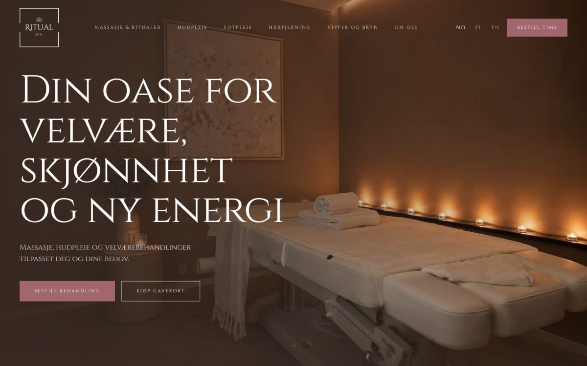Zobacz stronę — Ritual Spa